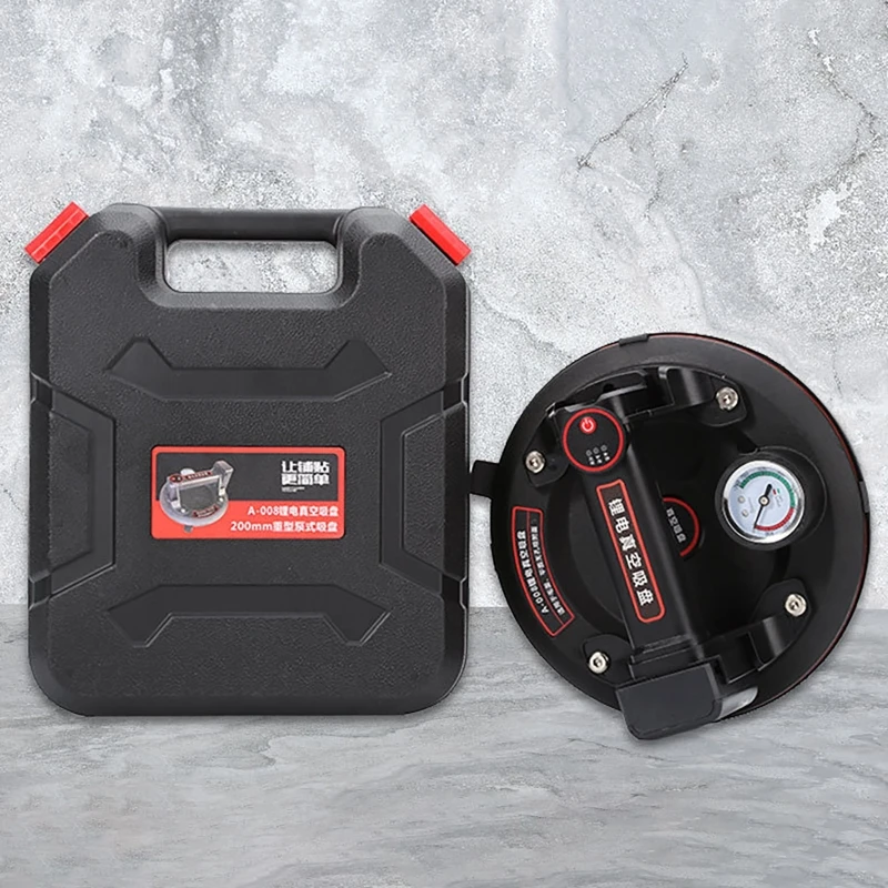 8 Inch Electric Vacuum Suction Cup 220kg Bearing Heavy Duty Vacuum Sucker