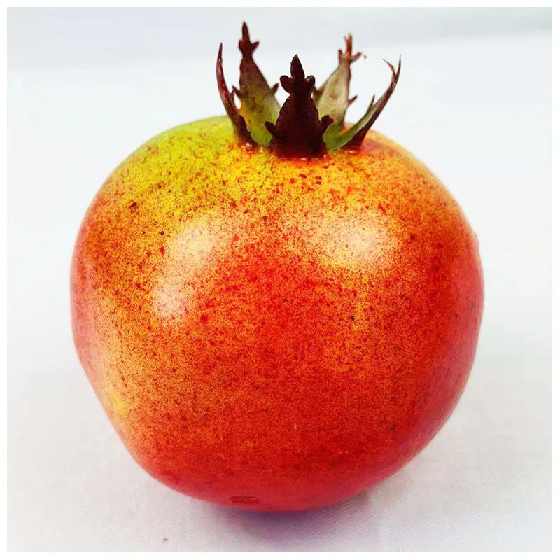 5PCS 7cm Artificial Pomegranate Christmas Halloween New Year Festival Party Home Living Room Decor Fake Fruits Photography Props artificial fruits and vegetables