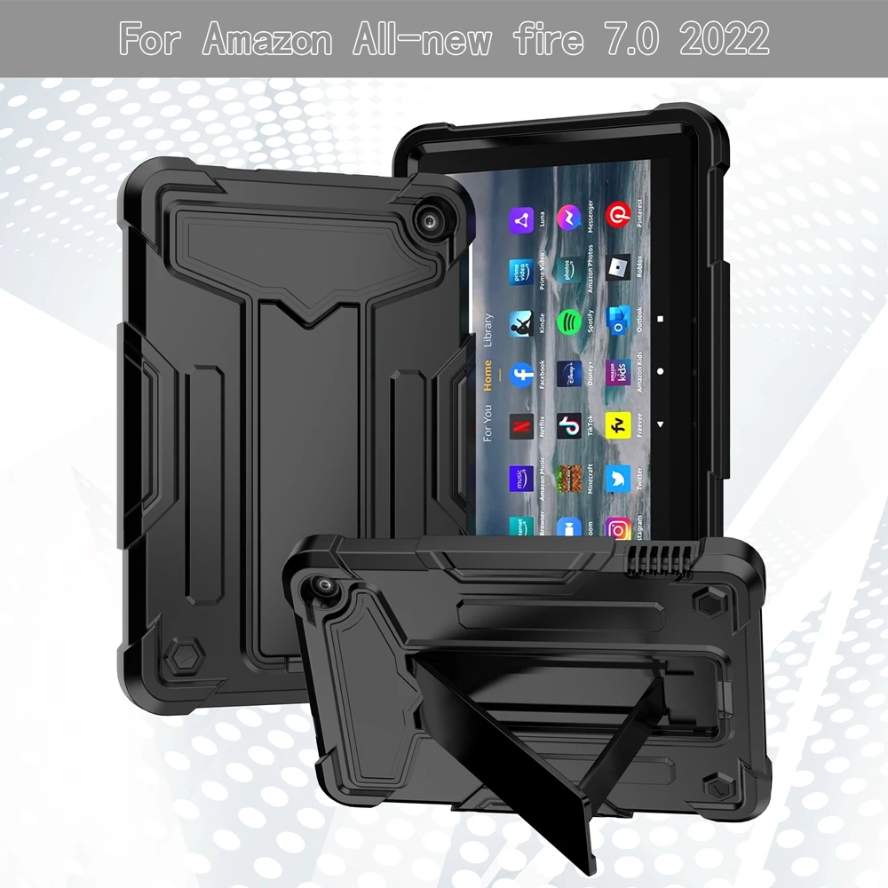 Per Amazon All-New Fire 7 2022 Case 7.0 Pollici Full Body Heavy Duty Antiurto Per Amazon Fire 7 2022 Tablet Custodia Per Bambini Fundas