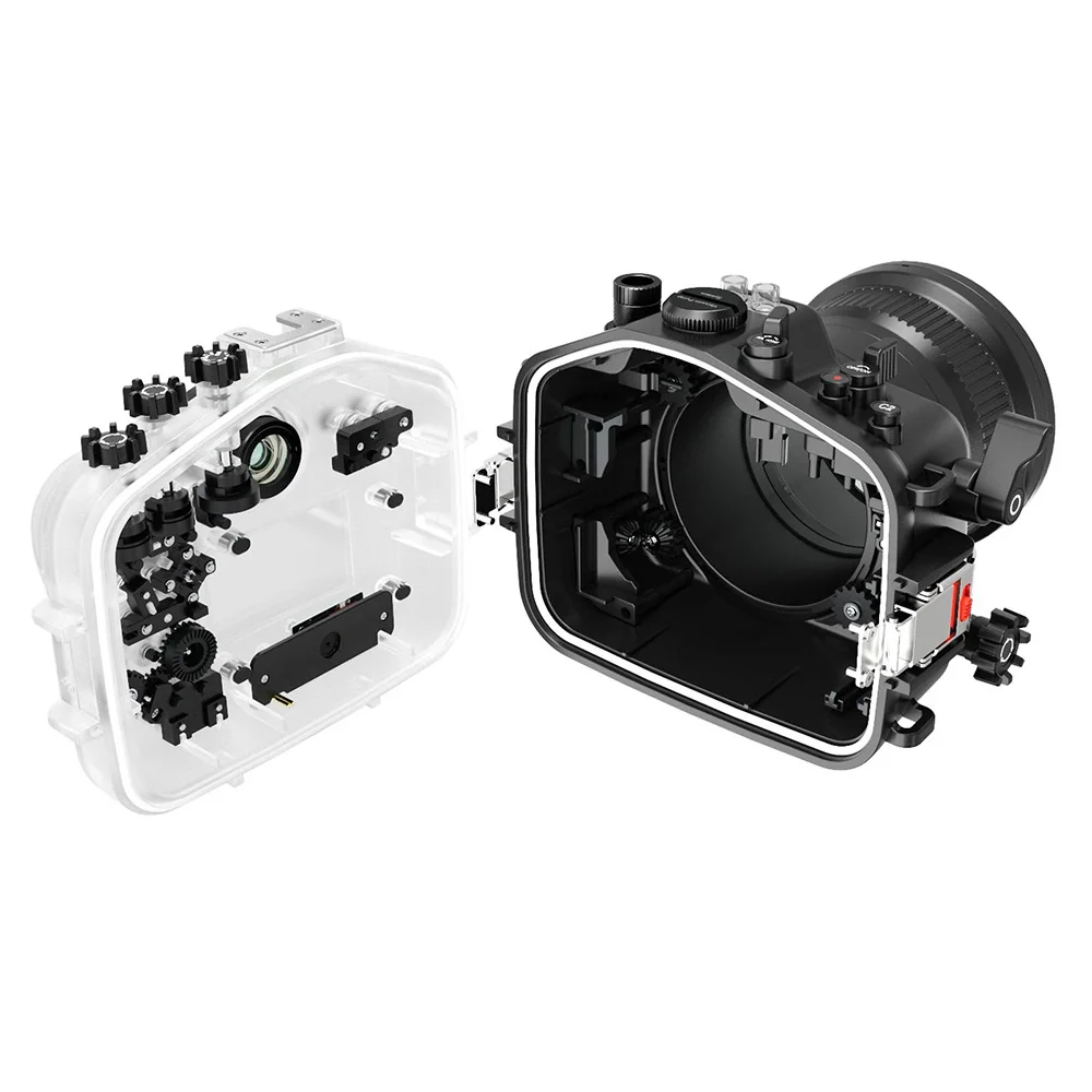 Seafrogs 40M/130FT Underwater Camera Housing Waterproof Case SF-S-A7M4 for Sony
