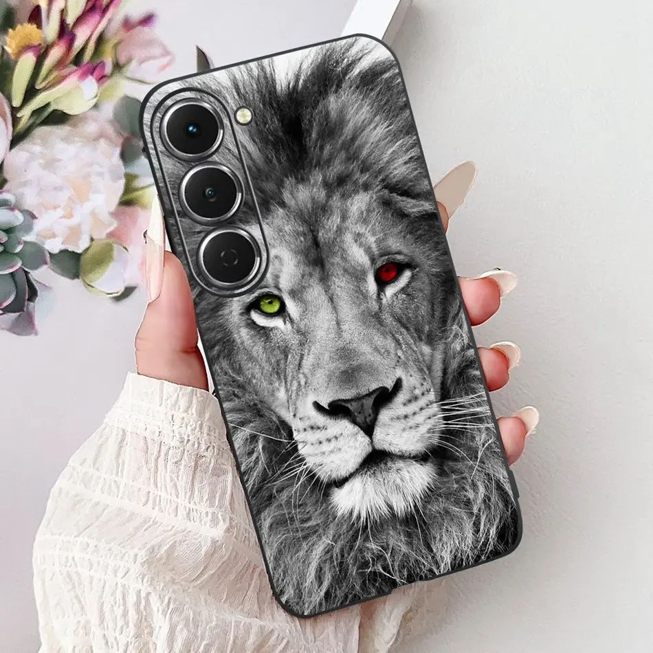 Cool Dragon Tiger Painted Soft Silicone TPU Phone Case for Tecno Spark 40 Series