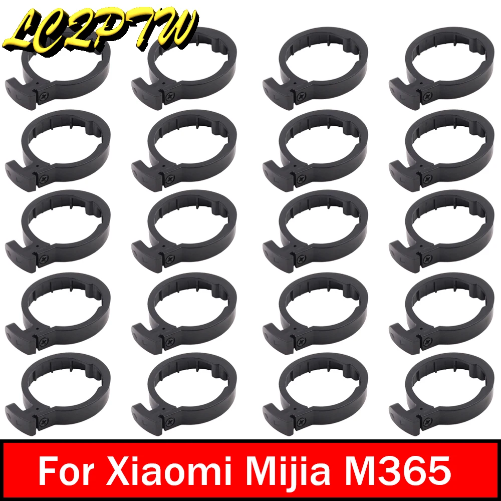 20Pcs Circle Clasped Guard Ring Buckle Insurance Per Xiaomi M365 E-Scooter Plastica Round Guard Mount Sostituzione Del Tubo Pieghevole