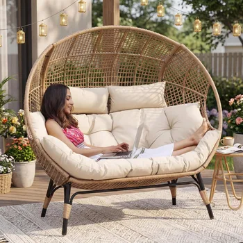 Oversized Double Egg Chair 1