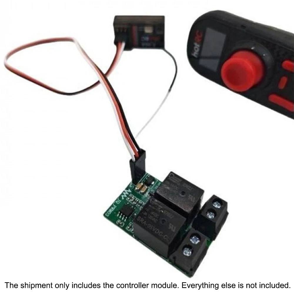 Module PWM JQ-PWM03 câblé à un moteur brossé et une batterie, démonstration de contrôle de vitesse.