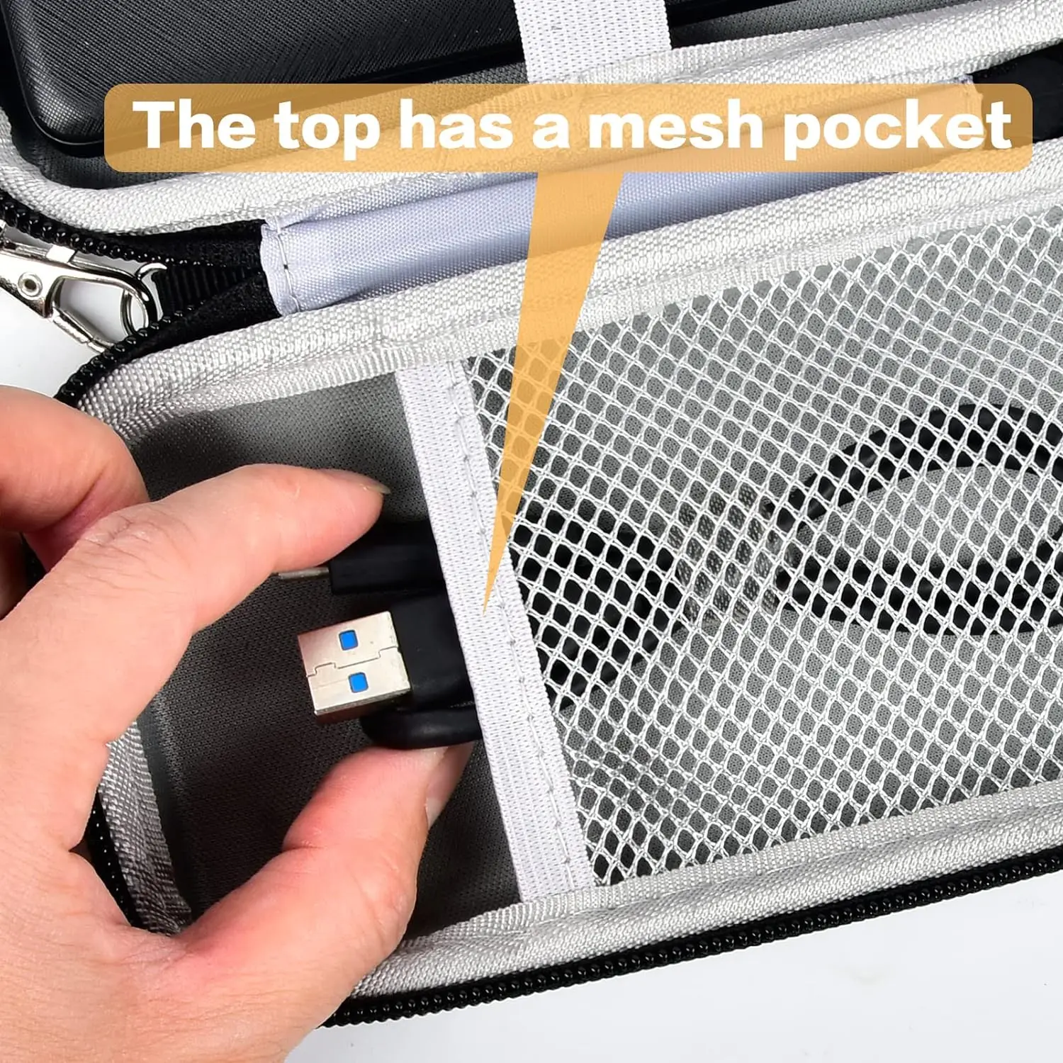 Case Compatible Anker 313 Power Bank PowerCore Slim 10K 10000mAh Battery Pack Portable Charger Storage Holder Bag