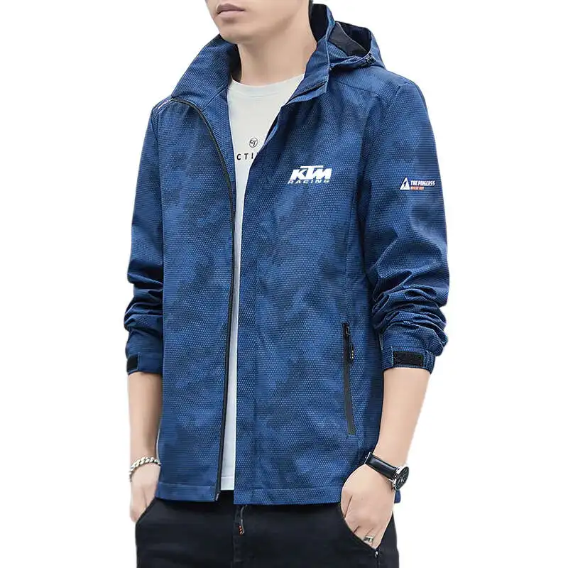 Nouvelle veste de sprint pour hommes en plein air veste mince décontractée veste pour hommes printemps et automne haut à capuche style masculin_voghion.com
