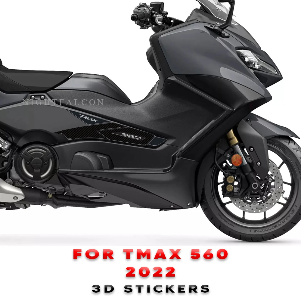 Per Yamaha Tmax 560 2022 Sticker 3D Tank Pad Stickers Fprotection Kit Oil Gas Protector Cover Decoration