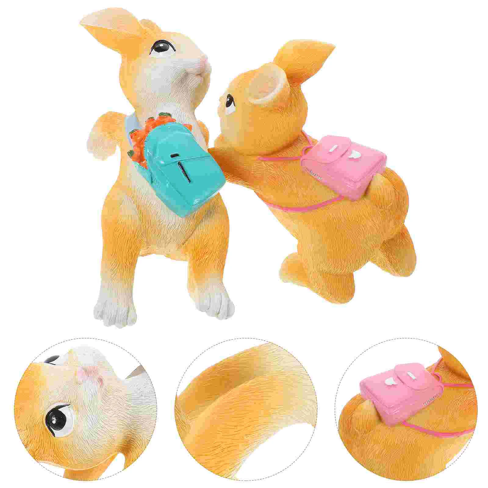 

Mini Garden Statue Hanging Rabbit Flower Pot Outdoor Statues Flowerpot Ornament