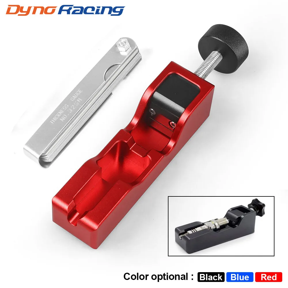 Universal Aluminum Spark Plug Gap Tool with Feeler Gauge for Most 10mm