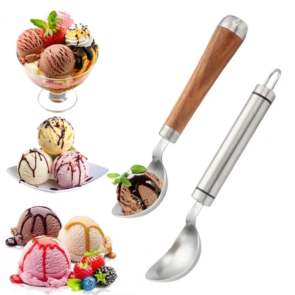 20cm Ice Cream Scoop Stainless Steel Self-melting Labour-saving Ergonomic Scoop Dessert Toosl Dessert Moments Utensil Gadgets