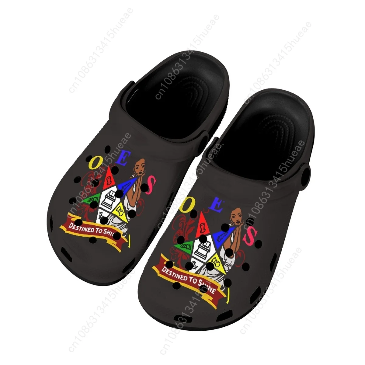 Lightweight Non-slip Indoor Slippers OES Sistars Order Of Eastern Printed Casual Flat Garden Shoes Couple Beach Adult Sandals