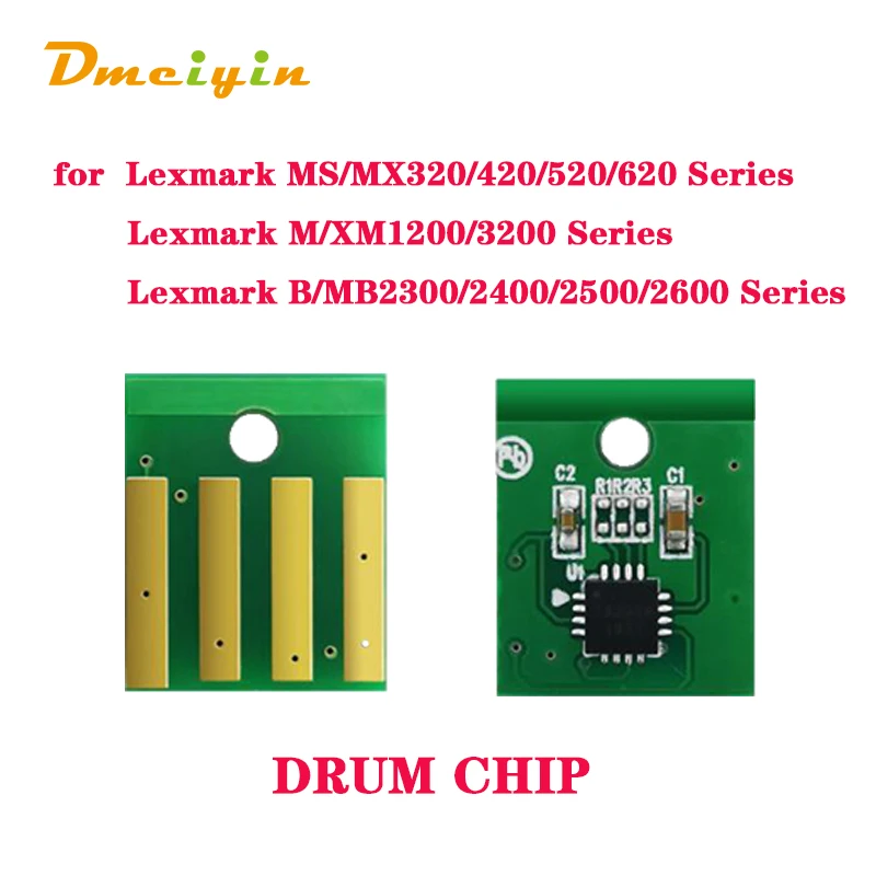 Chip Tamburo Versione Ww 56 F0Z00 Per Serie Lexmark Ms/Mx320/420/520/620/M/Xm1200/3200/Serie B/Mb2300/2400/2500/2600