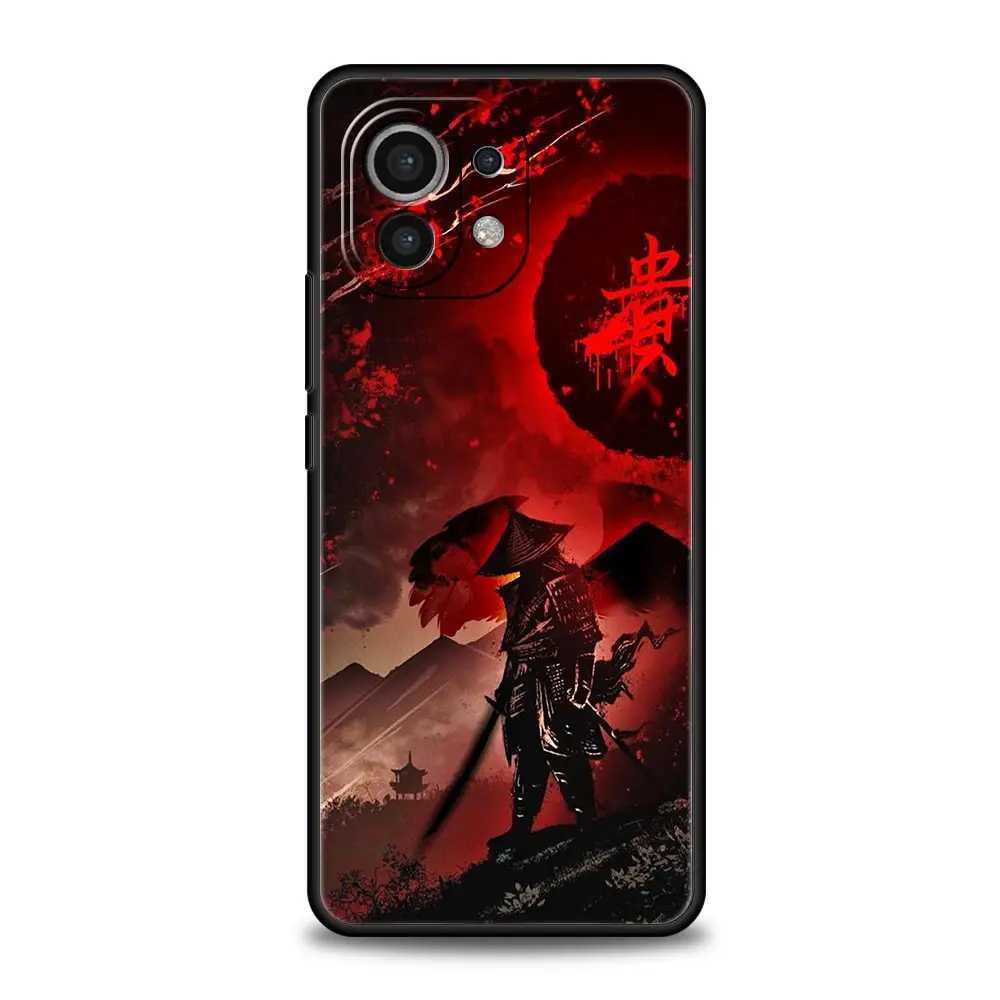 Japanese Samurai Art Phone Case - Elegant and Stylish Design