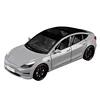 1:24 Tesla Model 3 MODEL X Roadster Tesla Model Y Alloy Toy Car Sound Light Pull Back Children Toy Collectible Birthday gift 5