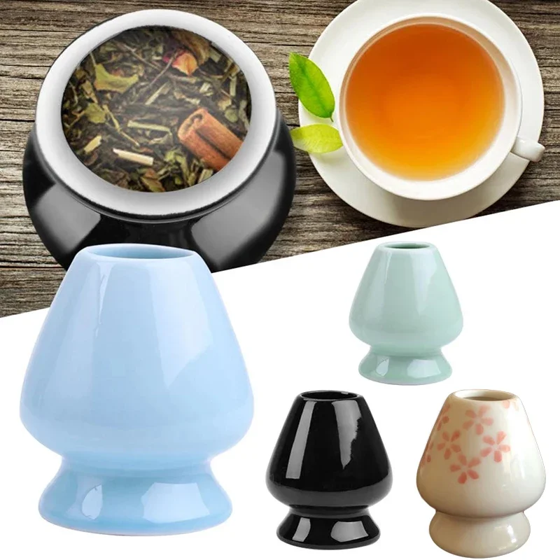Japanese Ceramic Matcha Green Tea Chasen Holder Stand Bowl Bamboo Whisk Grinder Brushes Tea Tools Holder Accessories Teaware matcha tea set matcha tea tools tea ceremony tools tea set matcha whisk