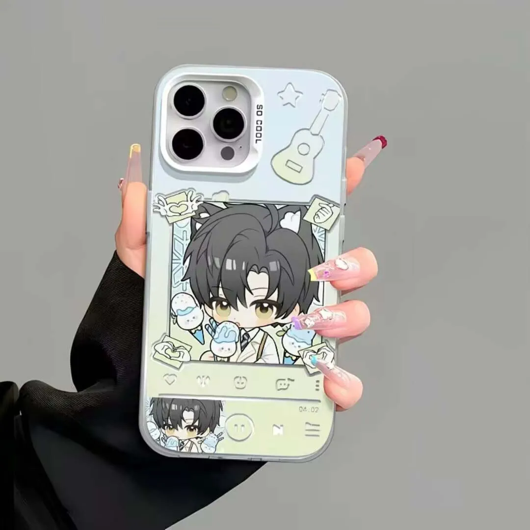 Stylus Love and Deep Space Matte IMD Protective Case Cover