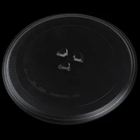 Plateau à disque en verre pour four à micro-ondes 245mm, plateau tournant de type Y, plaques à palette plates inférieures 5