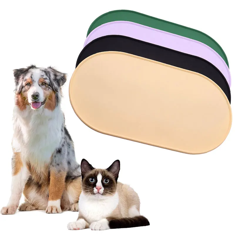 Wasserdichte Silikon Napfunterlage Für Hunde Und Katzen_voghion.com