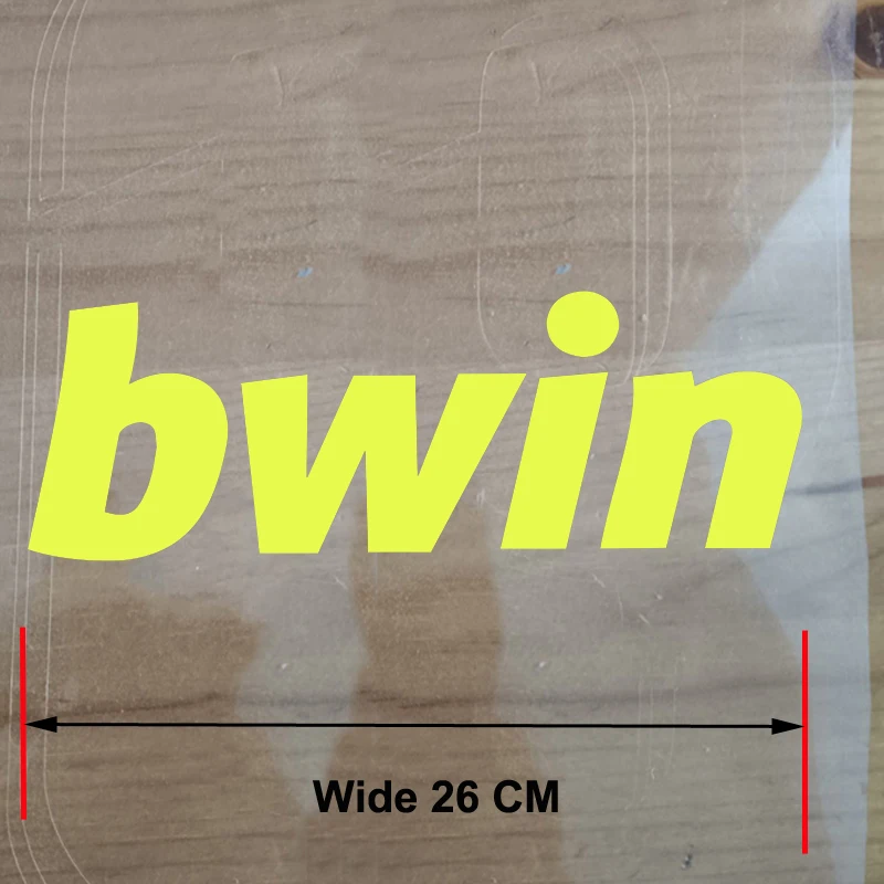 thumbnail image 1 of Parches termoadhesivos con el logotipo central del patrocinador de fútbol bwin 2000-2022 Insignias de película de transferencia térmica de fútbol del patrocinador de Bwin, 1 of 5