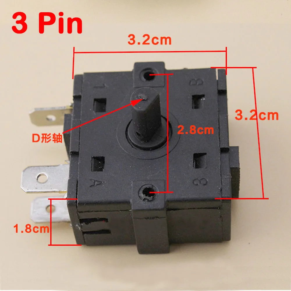 do aquecedor de quarto elétrico 3pin 5pin