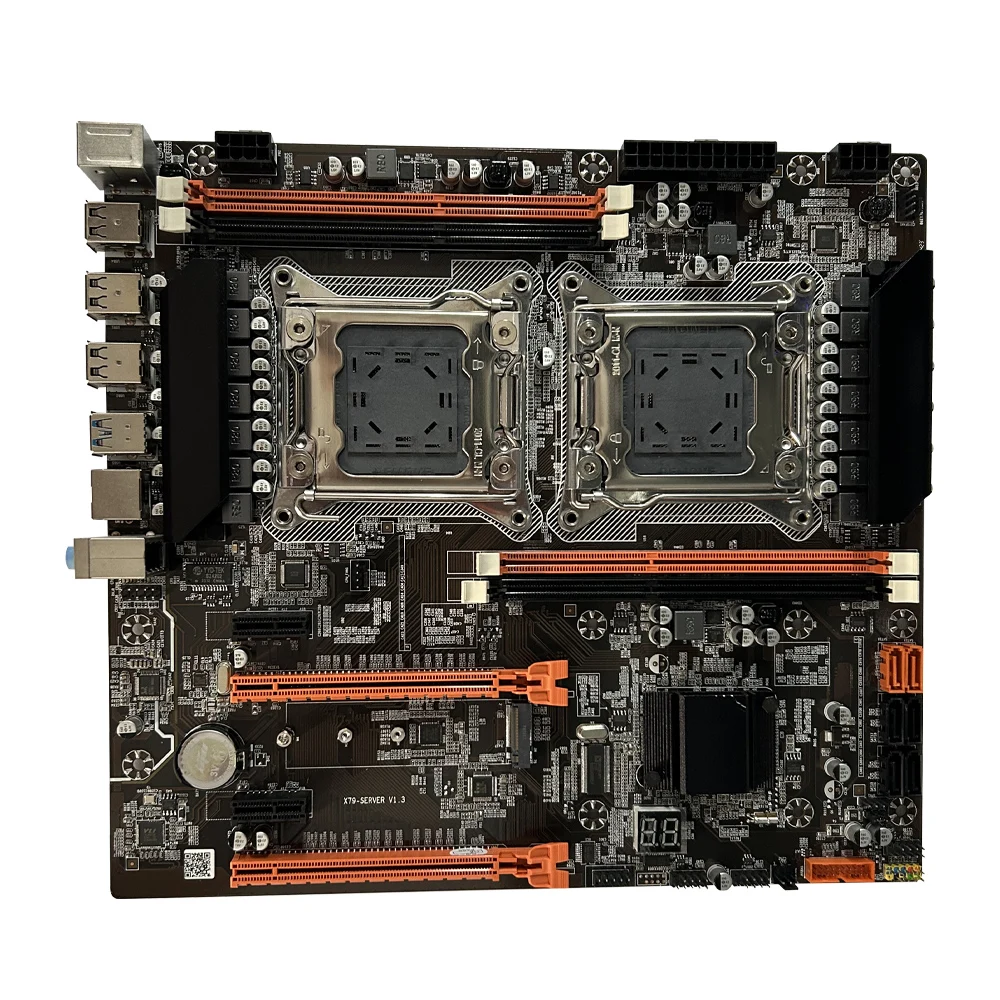 SEJISHI X79 Motherboard Dual placa mae CPU LGA 2011 E-ATX SATA PCI
