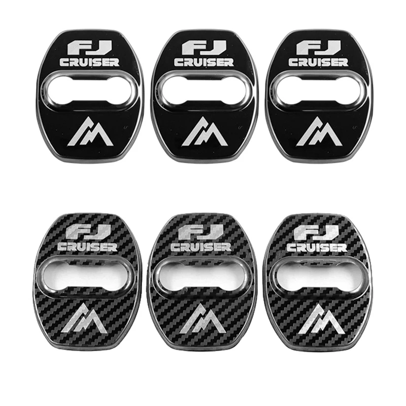 Car Door Lock Cover 2006-22 FOR Toyota FJ Cruiser Accessories Interior Modification Door Lock Buckle Stopper Decoration Case Protection Cover