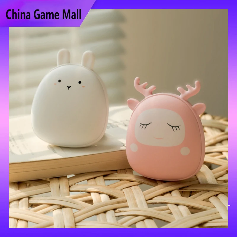 

Портативный многофункциональный USB мини мобильный источник питания милый домашний животный олень милый кролик электрические Горячие пирожные милый теплый ребенок