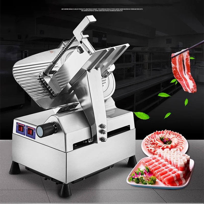 Automatic Mini Electric Meat Slicer Mutton Rolls Vegetable Cutter Chopper Beef and Mutton Machine Vegetable Bread Shredder 2
