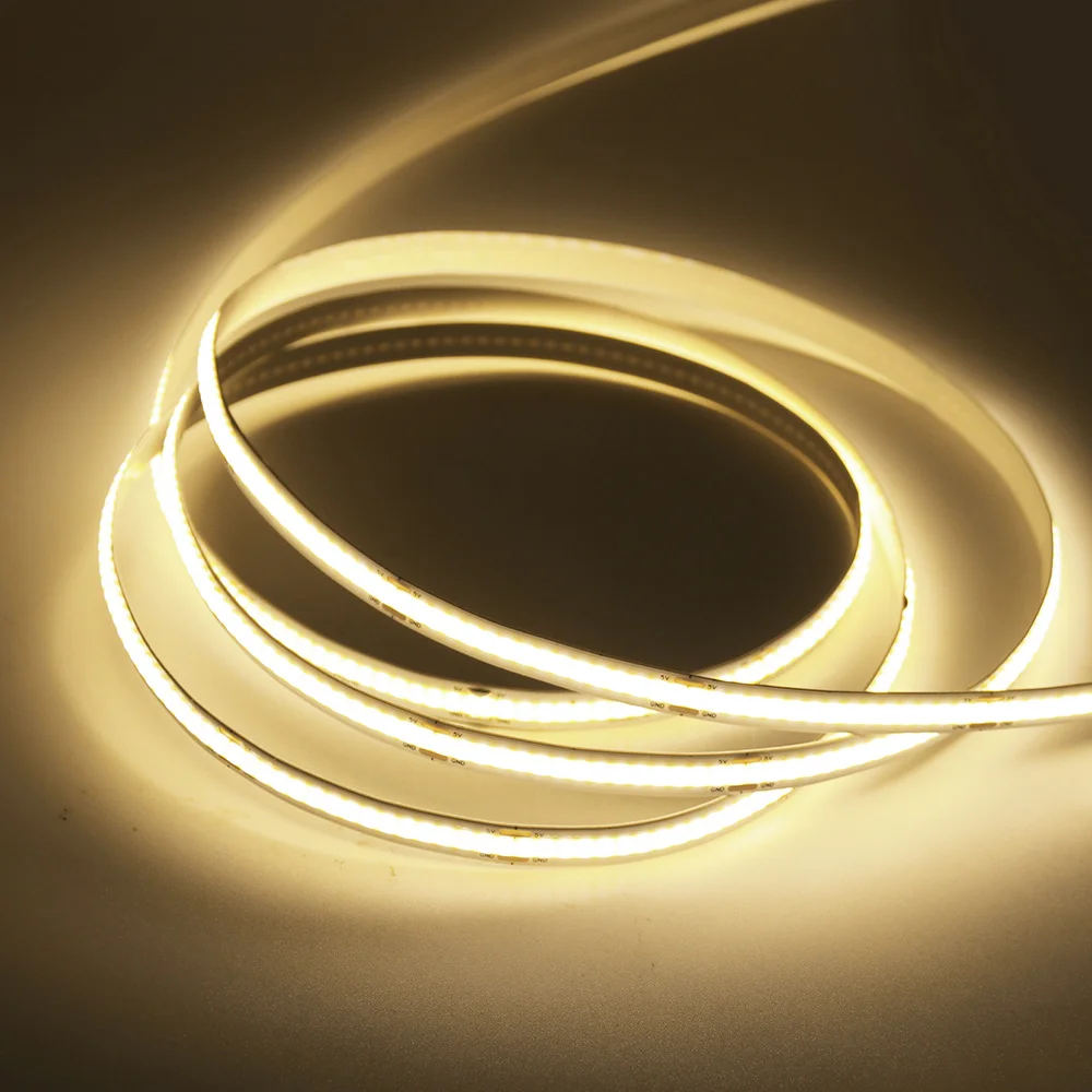 ตัวเลือกสินค้า แถบแสง LED ยืดหยุ่น 320 ดวง/ม. 5V ไฟแบ็คไลท์