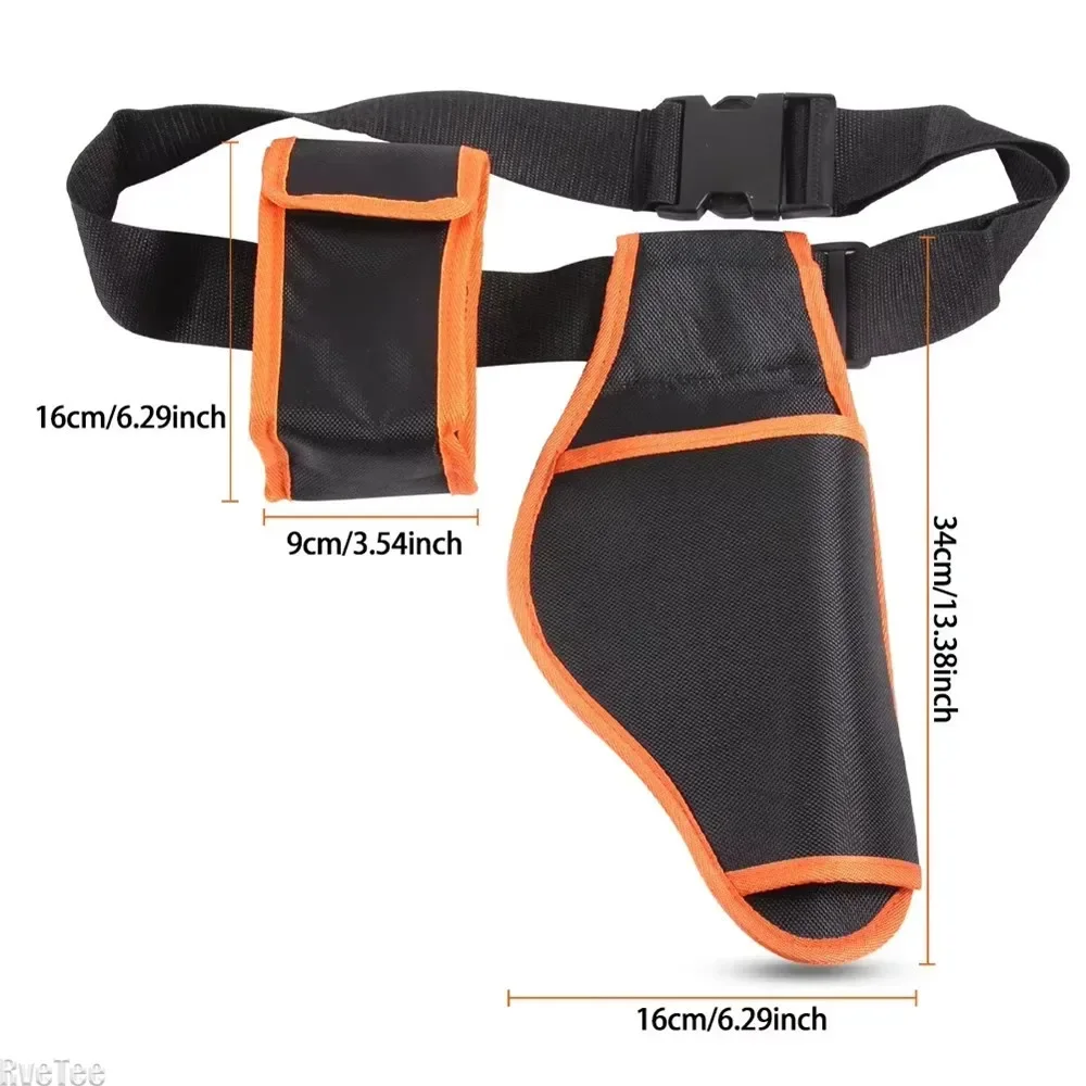 Tool Belt Pack Gardening Electric Scissors Pruning Shears Gardening Electric Shears Portable Belt Pack + Battery Pack 6