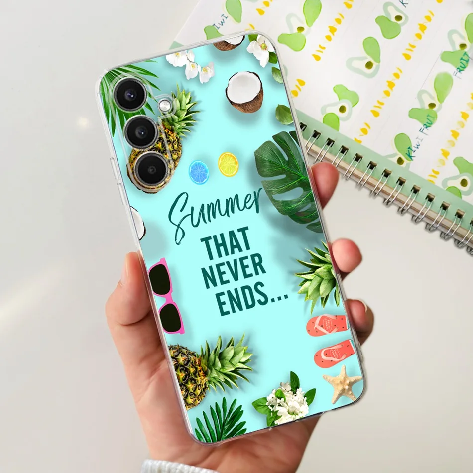 Stylish Cat Painted Silicone TPU Phone Case