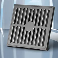 12X12ซม. 15x15ซม. ทองเหลืองกันกลิ่นระบายน้ำห้องน้ำพื้นสี่เหลี่ยมอุปกรณ์สำหรับอุปกรณ์ในห้องน้ำระบายน้ำห้องน้ำชั้น 1