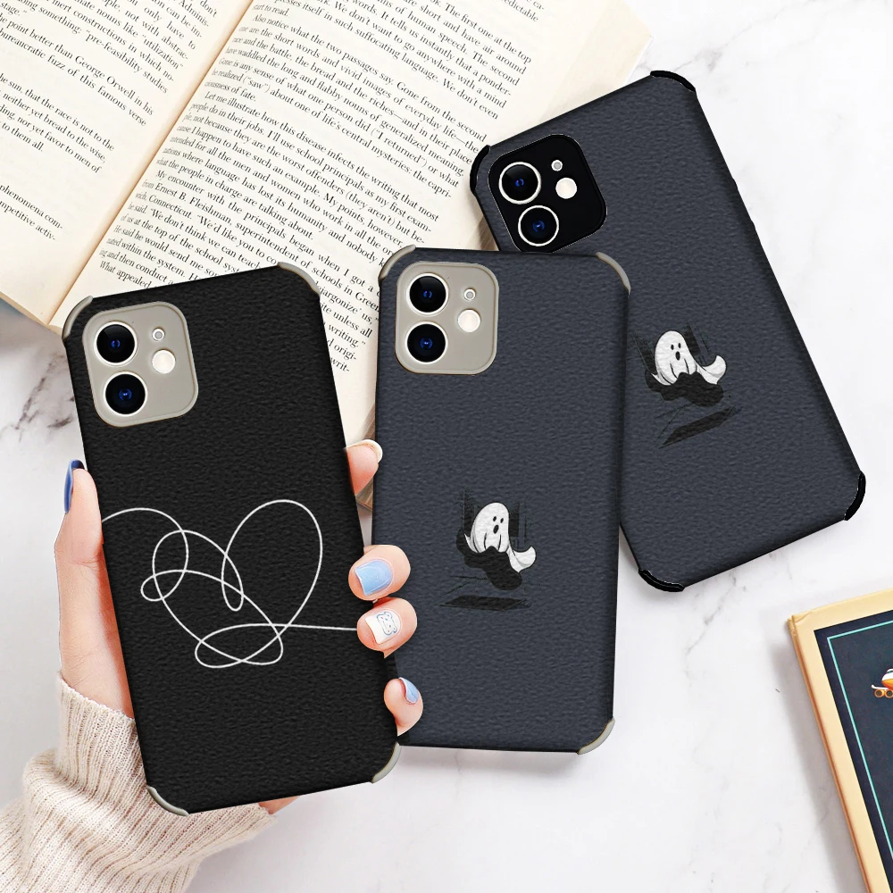 

Cute Cartoon Pictorial Phone Case For Iphone 11 12 13 Pro Max Cover Fashion Luxury Lambskin Coque phone cases for iphone 11
