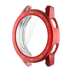 Soft TPU Anti-Scratch Protective Shell for Xiaomi Watch S3 - All-Around Bumper Cover (Red)