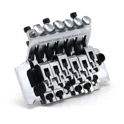 Floyd Rose Electric Guitar Tremolo Bridge Double Locking Systyem Left Handed Black /Sliver