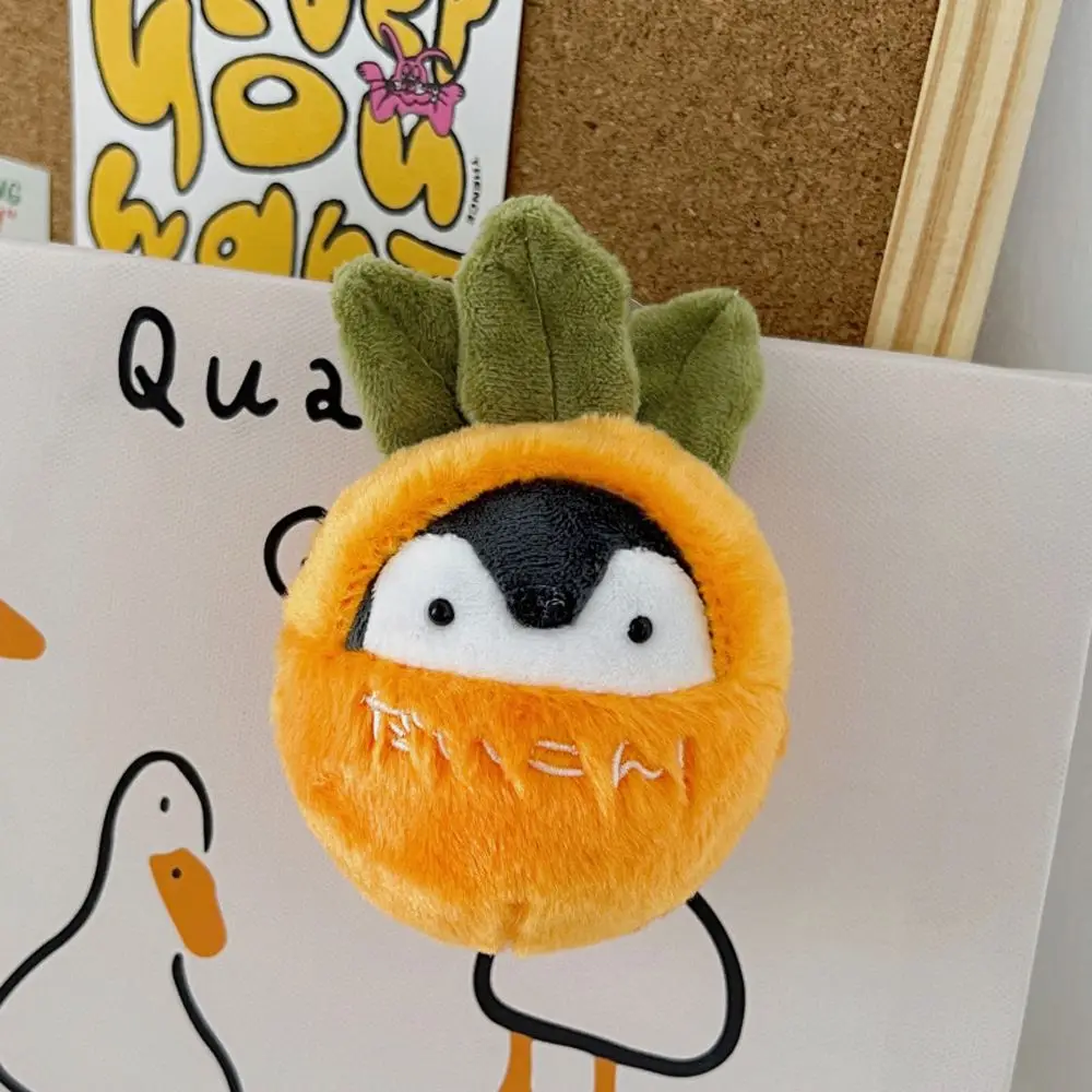 

Pendant Radish Penguin Doll Backpack Ornament Keychain Pendant Radish Plush Keyring Radish Penguin Keychain Stuffed Animal Toys