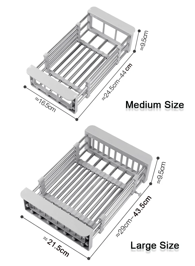 Generic Adjustable Stainless Steel Sink Rack Sink Dish Rack Jumia Nigeria