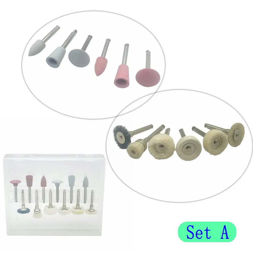 12 قطعة طقم تلميع مركب للأسنان RA 2.35 مللي متر لل...