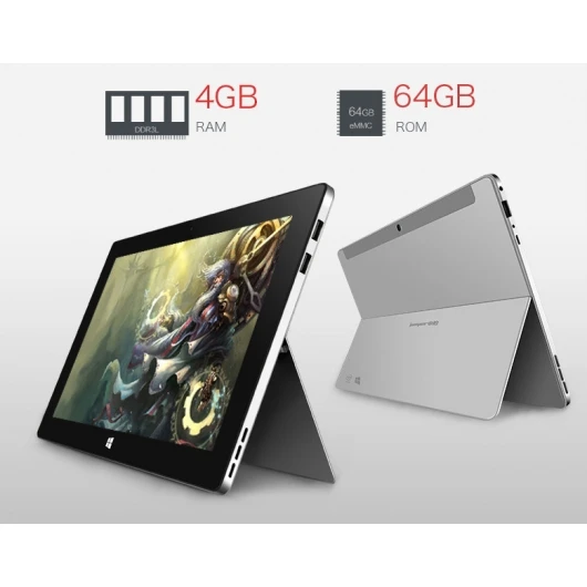 프리미엄 11.6인치 풀 HD 1080P 윈도우 10 태블릿 PC 64비트 인텔 X5-Z8300 쿼드코어, 4GB DDR3 RAM + 64GB 고속 eMMC 스토리지