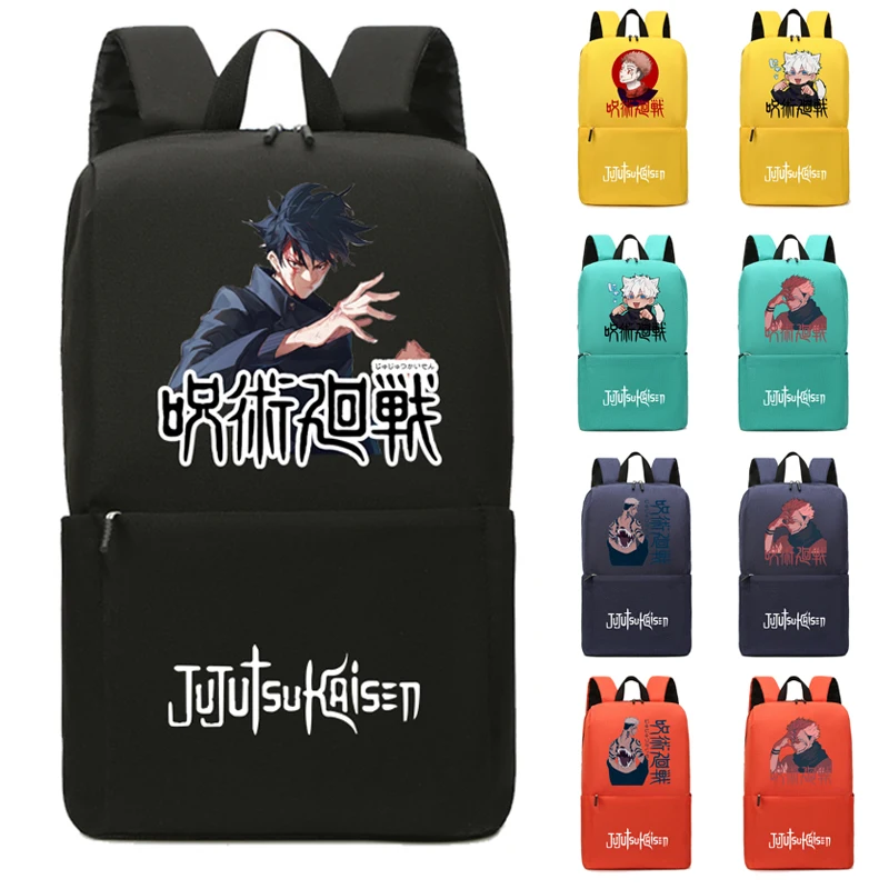 

Anime Jujutsu Kaisen Backpack for Boys Girls Hildren Back To School Schoolbag Student Kawaii Backpack Light weight Bags