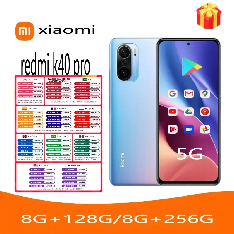 Смартфон Xiaomi Redmi K40 Pro, глобальная прошивка, Snapdragon 888, 6,67 дюйма, 120 Гц, E4 AMOLED дисплей, 64 мп, 33 Вт, быстрый смартфон xiaomi redmi k40 pro глобальная прошивка snapdragon 888 6 67 дюйма 120 гц e4 amoled дисплей 64 мп