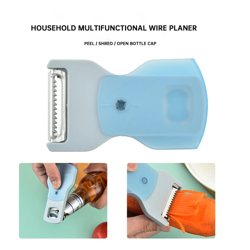 2 In 1 Vegetable Peeler & Bottle Opener Multipurpose For Vegetables Fruits