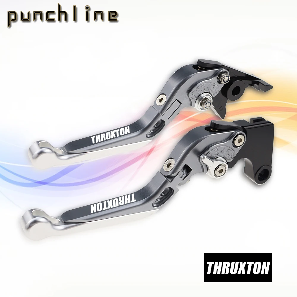 

Fit For THRUXTON R RS 2016-2022 Motorcycle CNC Accessories Folding Extendable Brake Clutch Levers Adjustable Handle Set