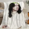 Singer B-Billie E-Eilish skicomfort warm Soft Baby blanket suitable Home Kids Lunch Blanket for Home Office Daily Use Cover 6