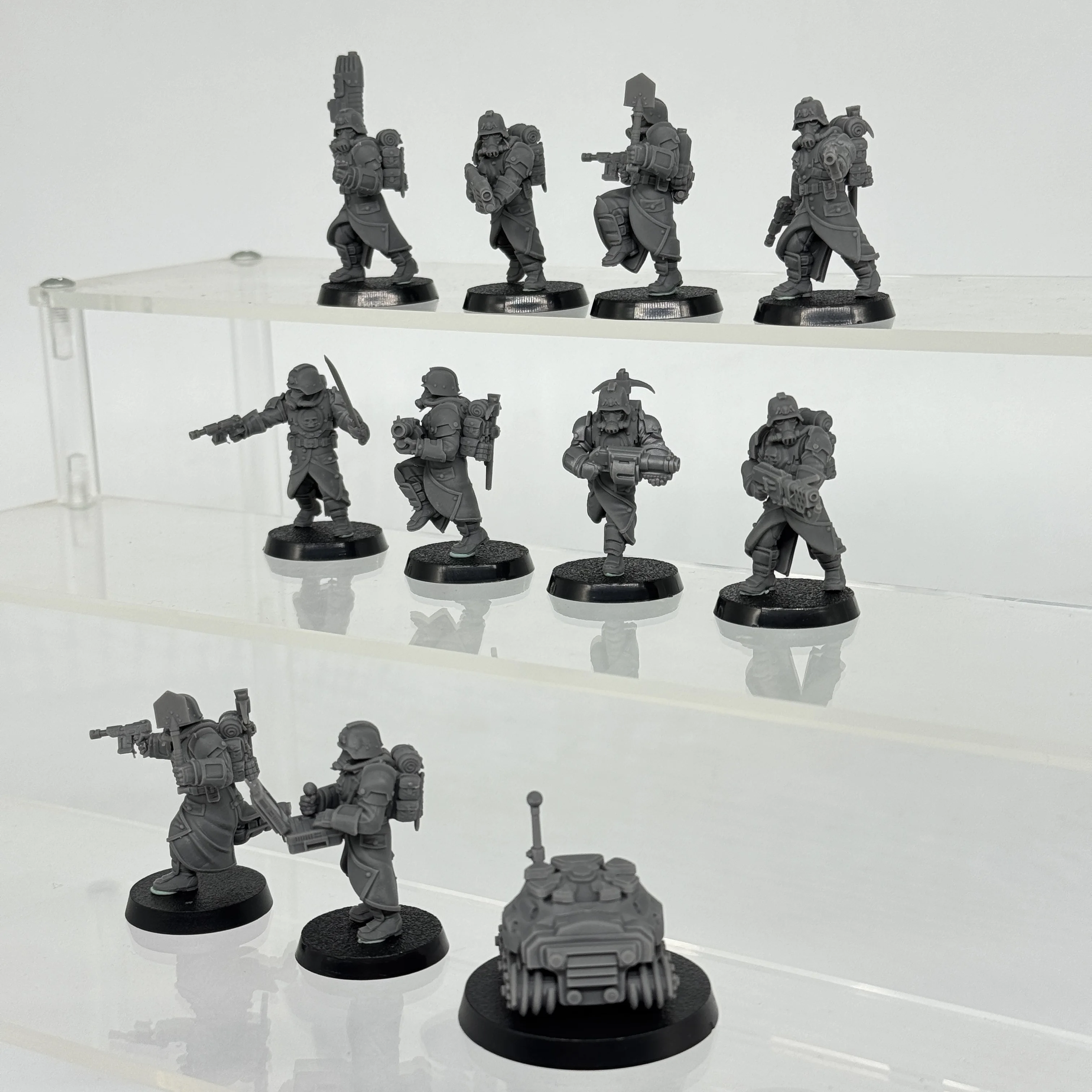 Grim Guard Bombardiers Resin Miniature Figures for Fantasy Tabletop Gaming