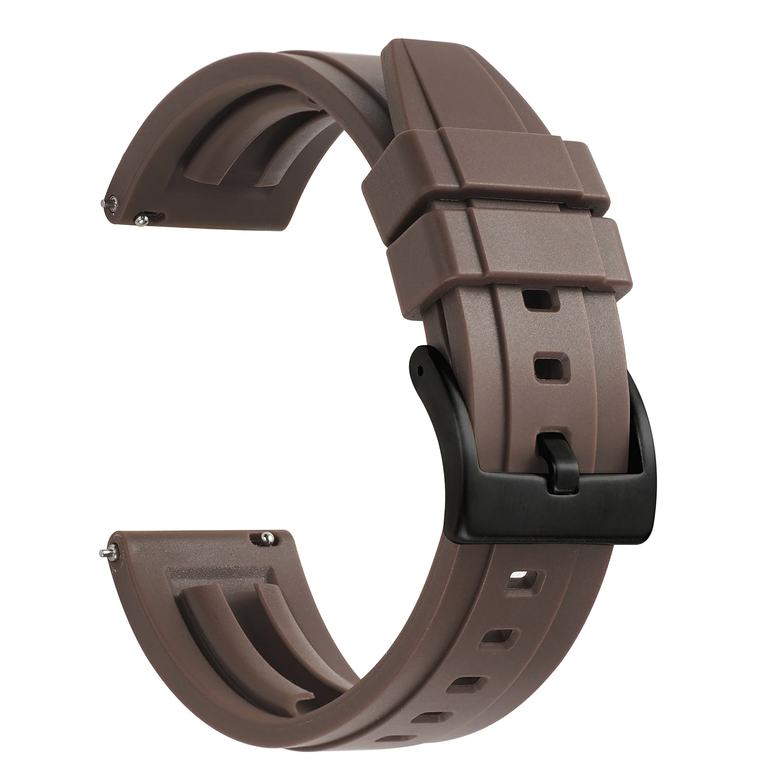 Durable Waterproof Silicone Watch Strap - Quick Release Dive-Ready Band
