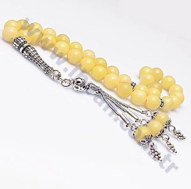 IQRAH КАМЕНЬ Перидот Rosary (925 пробы SILVER)