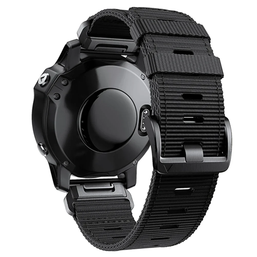 Nylon Braided Easy-Fit Watch Band - 26mm & 22mm Strap