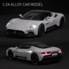 1:24 Maserati MC20 Alloy Sport Car Model Car Diecast Metal High Simulation Collection Vehicle Light Sound Toy Car Children Gifts 3