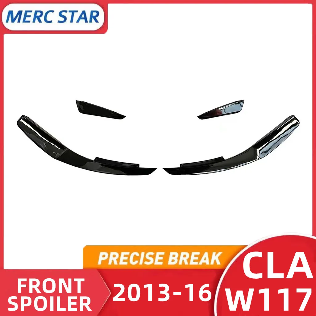 2013 To 2015 CLA C117 CLA200 220 250 CLA45 Front Bumper Spoiler Fog Lamp Light Lip Trim Cover Splitter car exterior accessories